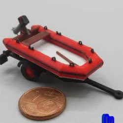 Inflatable fireboat