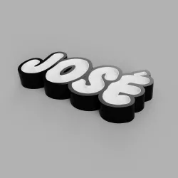 JOSÉ - LED LAMP WITH NAME (NAMELED)