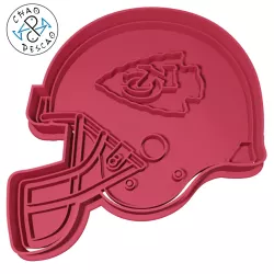 Kansas City Chiefs Helmet - NFL - Cookie Cutter - Fondant - Polymer Clay