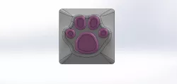 Keycap Catpaws 3D Model