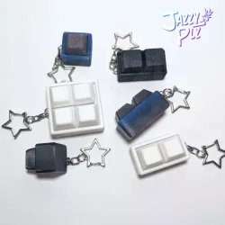 Keycap Clickers, Fidget Keyboard Switch Keychain, Jazzy Plz (Personal Use Only)