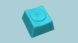 KeyCap - Runescape Death Rune - Decorative KeyCaps