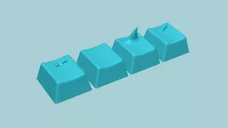 KeyCap - Shark Attack - Creative Decorative KeyCaps