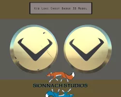 Kid Loki Inspired Chest Badge