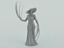 Lady Dimitrescu with claws