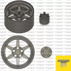LD97 FORGED LD-T6 V1 19" 1/24 SCALE
