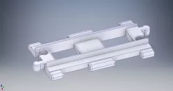 Lego Duplo Railroad track Schiene gerade