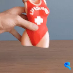 Lifeguard Body Vase - Female