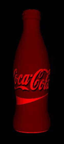 Litho Lamp CocaCola Bottle