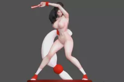 MAI SHIRANUI STAND 2 SEXY NAKED NUDE HENTAI NFSW SEXY GIRL KOF 3d print