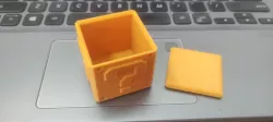 Mario Question Mark Box with lid