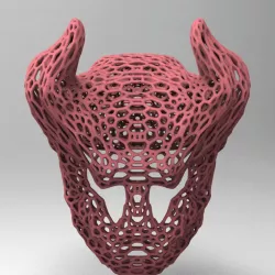 MASK MASK VORONOI COSPLAY DEVIL helmet