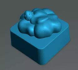 MECHANICAL KEYBOARD KEYCAP - Cloud