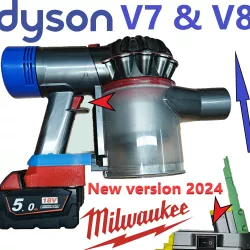 MILWAUKEE on DYSON V7 and V8