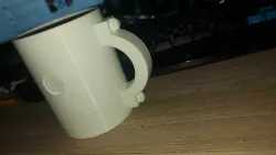 Mug from engine parts