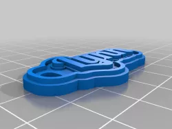My Customized Multiline Tag or Keychain