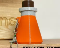 Mystic Elixirs: 3D-Printable Potion Vial for Magical Adventures