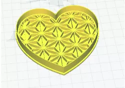 Nezuko Heart Stamp Cutter