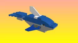 NotLego Lego Shark Model 7608