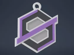 Null Sector Weapon Charm Keychain