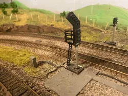 OO Railway alt handrails and ladder to fit train tech signal