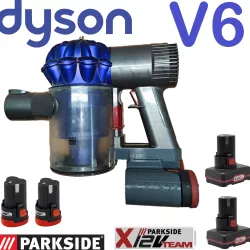 PARKSIDE X12 on DYSON V6