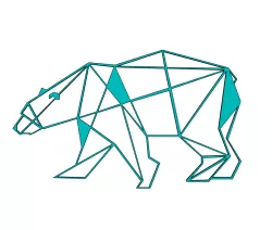 POLAR BEAR WALL SCULPTURE 2D