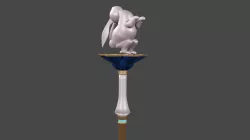Porcelain Lux staff