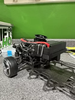 RC Drift Car HCG Battery Mount! (High Center of Gravity) can fit YD2, RMX, etc.