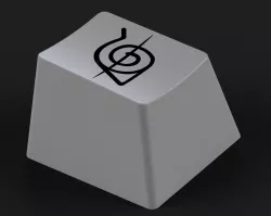 Sasuke headband naruto inspired keycap