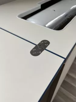 Sewing table hinge router template