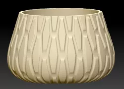 small flower pot stl file set of three