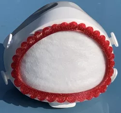 Snap-in for FLO-mask -Decorative edge - Bubbles