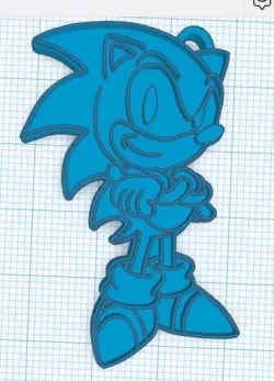 Sonic Keychain