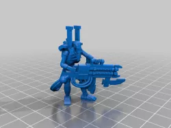 space robot skeleton warrior boss