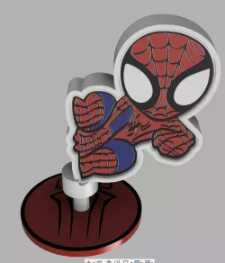 Spiderman light box on the side