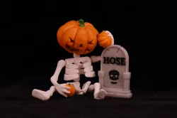 Squelette Halloween articulé / Halloween skeleton articuled