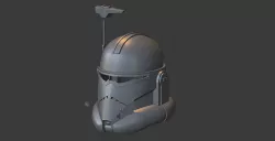 Star Wars Commander Wolffe helmet