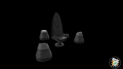 Star Wars Palpatine's Office Chair and Hologram Projector for 3.75" and 6" figures