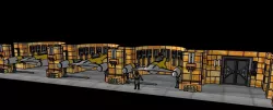 Star Wars Theed Hangar Diorama/playset.