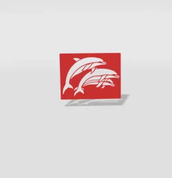 stencil dolphin