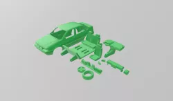 STL FIAT TEMPRA SAFETY CAR AYRTON SENNA