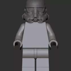 Storm Trooper helmet for minifigs