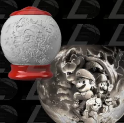 SUPER MARIO BROS 2023 SPHERICAL NIGHT LIGHT LITHOPHANE