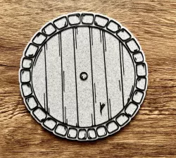 The Hobbit Bag End Door Magnet (8x3mm magnets)