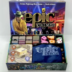 Tiny Epic Crimes and Expansion box organizer