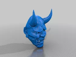 Traditional Japanese Hannya Mask Oni Mask Samurai Mask