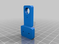 Updated servo and microswitch mount for auto bed leveling of Ender 3 V2 printer