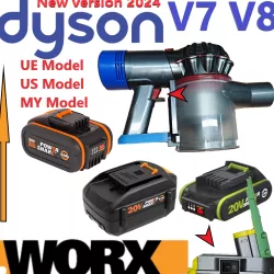 WORX on DYSON V7 and V8