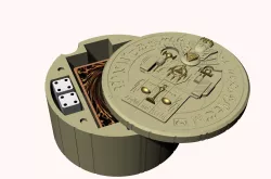 Yu-Gi-Oh Millennium Item  Tablet Trading Card Case/Deck Box
